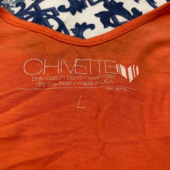 Chive Chivette Orange Tank Sorry for Partying L - Picture 5 of 5